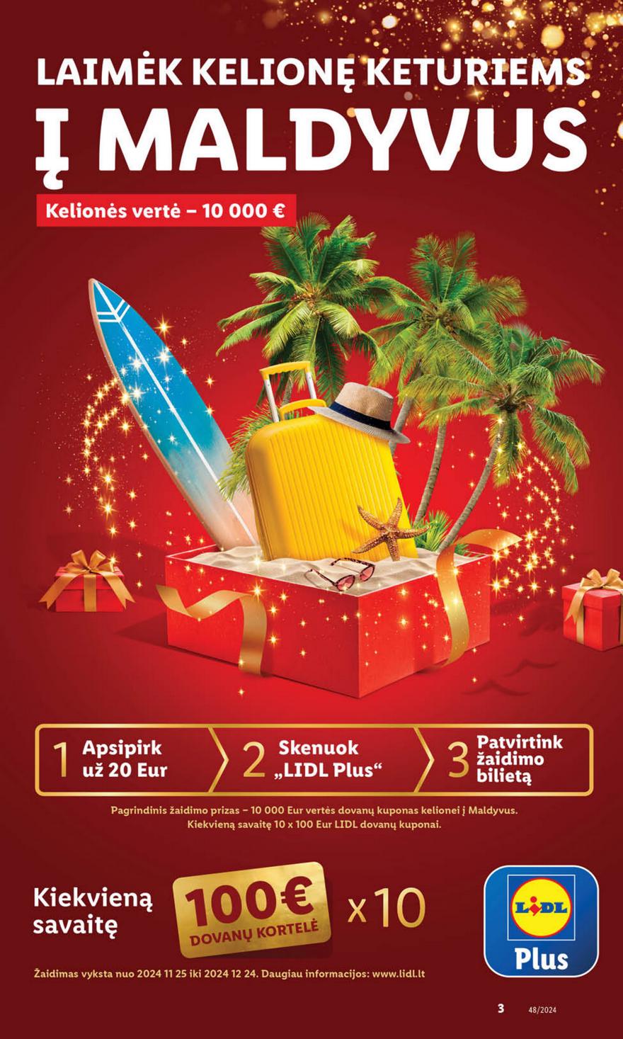 Lidl leidinys naujas akcijos nuo 
  2024-11-25 iki 
  2024-12-01 | Leidinukas.lt puslapis 3