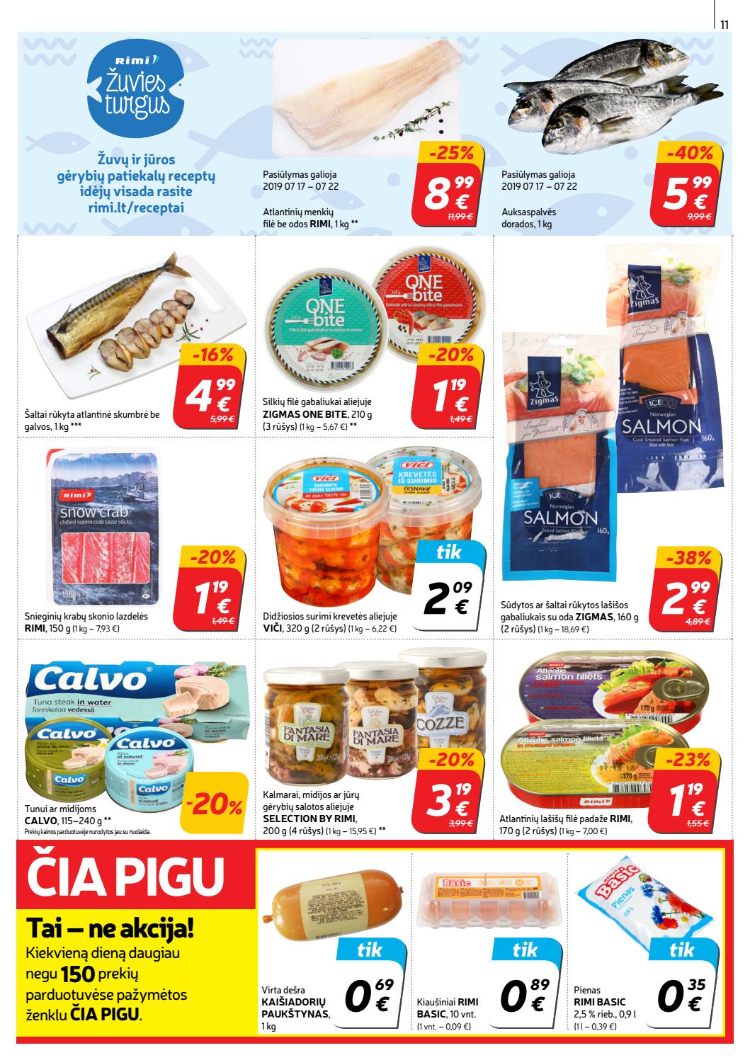 Rimi savaitinis leidinys akcijos nuo 
  2019-07-16 iki 
  2019-07-22 | Leidinukas.lt puslapis 11