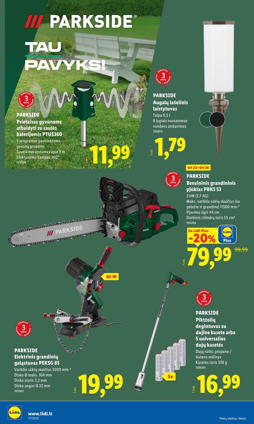 Lidl leidinys akcijos nuo 
  2026-04-20 iki 
  2026-04-26 | Leidinukas.lt puslapis 12