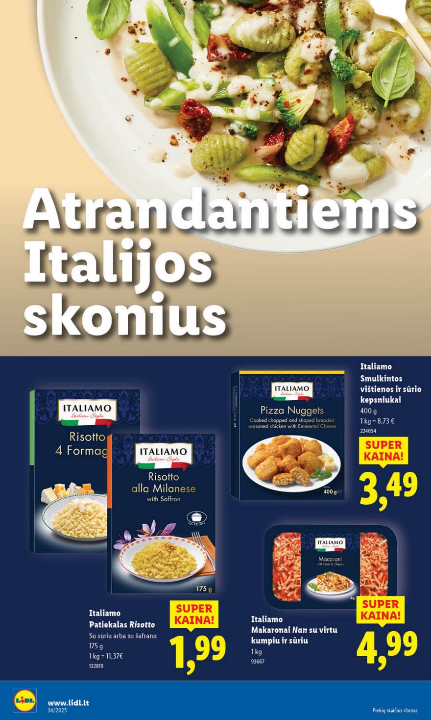 Lidl savaitinis leidinys akcijos nuo 
  2025-08-18 iki 
  2025-08-24 | Leidinukas.lt puslapis 14