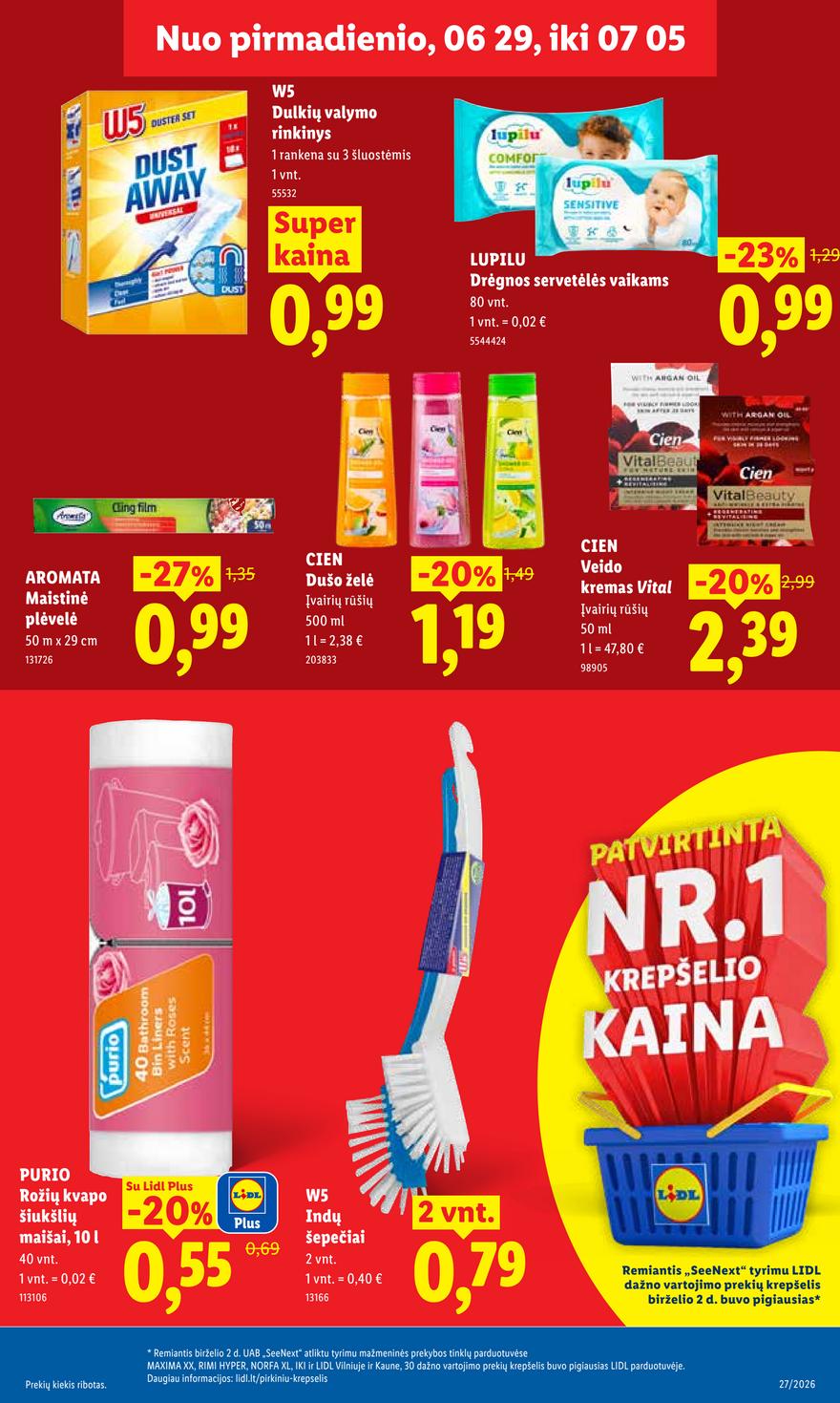 Lidl leidinys akcijos nuo 
  2026-06-29 iki 
  2026-07-05 | Leidinukas.lt puslapis 29