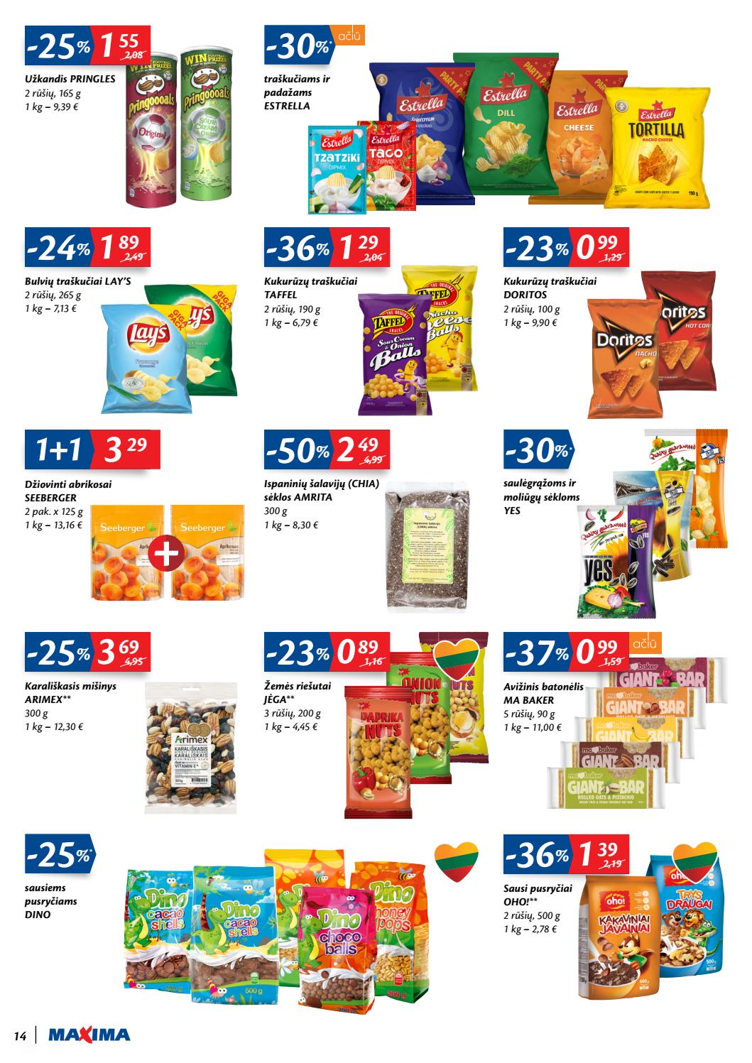 Maxima kaininis leidinys akcijos nuo 
  2020-03-17 iki 
  2020-03-23 | Leidinukas.lt puslapis 14