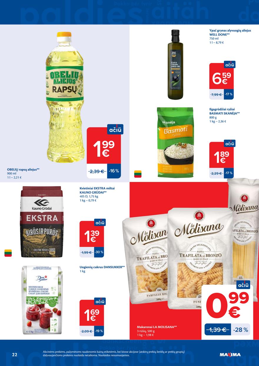 Maxima leidinukas akcijos nuo 
  2026-07-07 iki 
  2026-07-13 | Leidinukas.lt puslapis 22