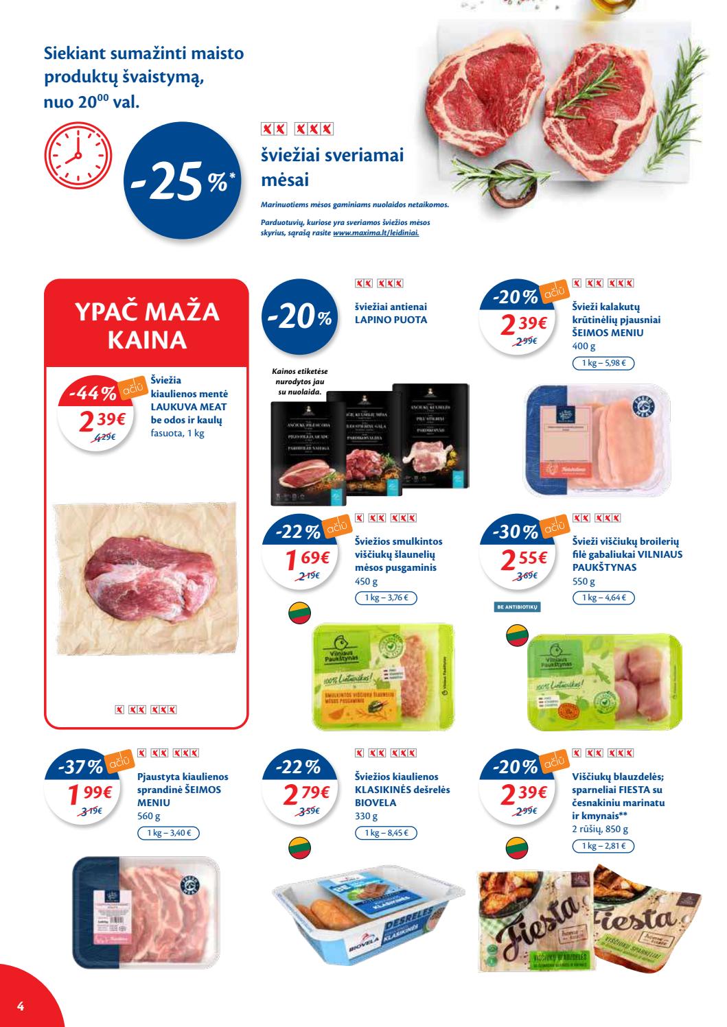 Maxima kaininis leidinys akcijos nuo 
  2021-02-02 iki 
  2021-02-08 | Leidinukas.lt puslapis 4