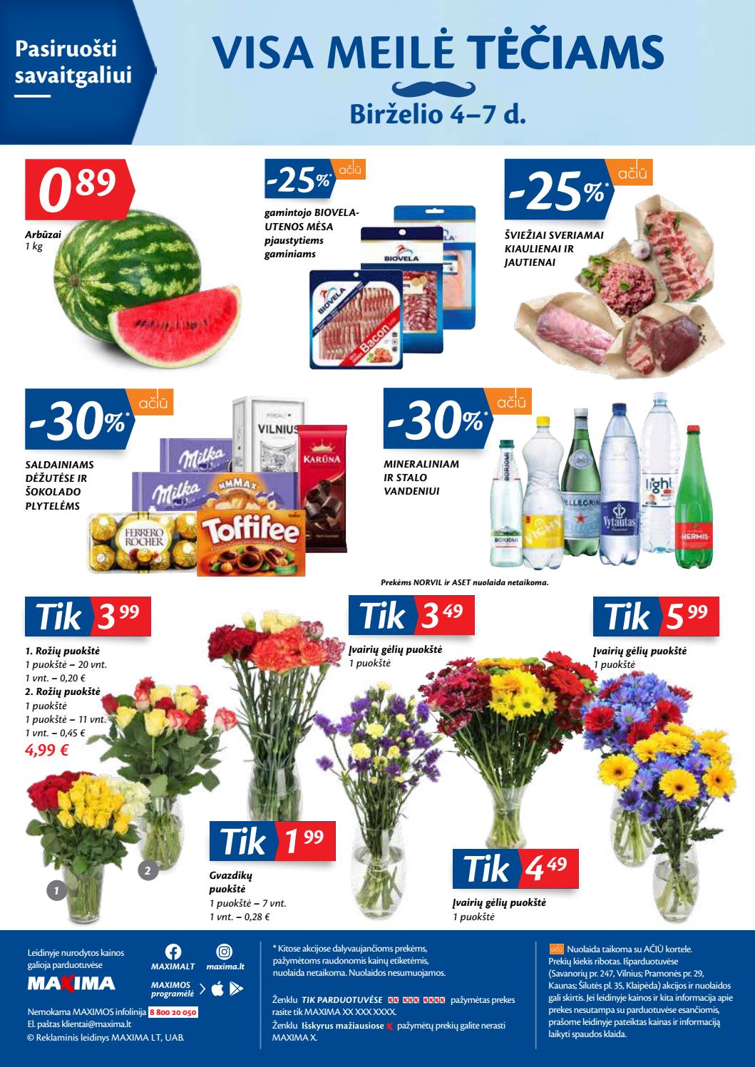 Maxima kaininis leidinys akcijos nuo 
  2020-06-02 iki 
  2020-06-08 | Leidinukas.lt puslapis 32
