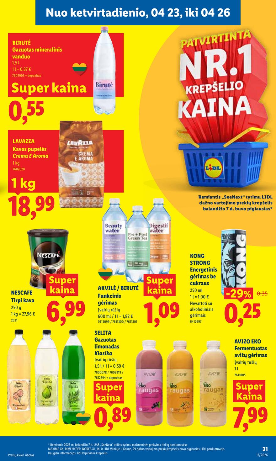 Lidl leidinys akcijos nuo 
  2026-04-20 iki 
  2026-04-26 | Leidinukas.lt puslapis 27