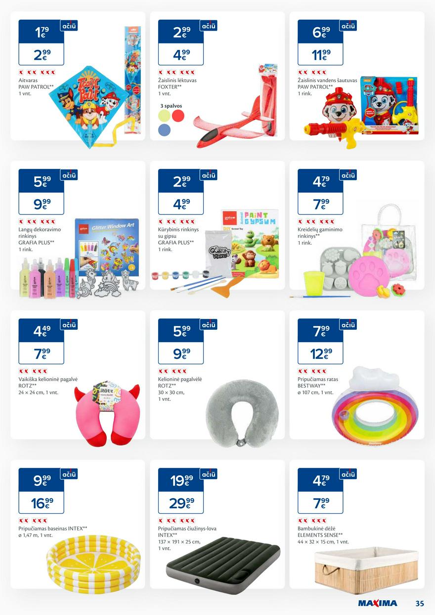 Maxima leidinys akcijos nuo 
  2024-05-28 iki 
  2024-06-03 | Leidinukas.lt puslapis 35