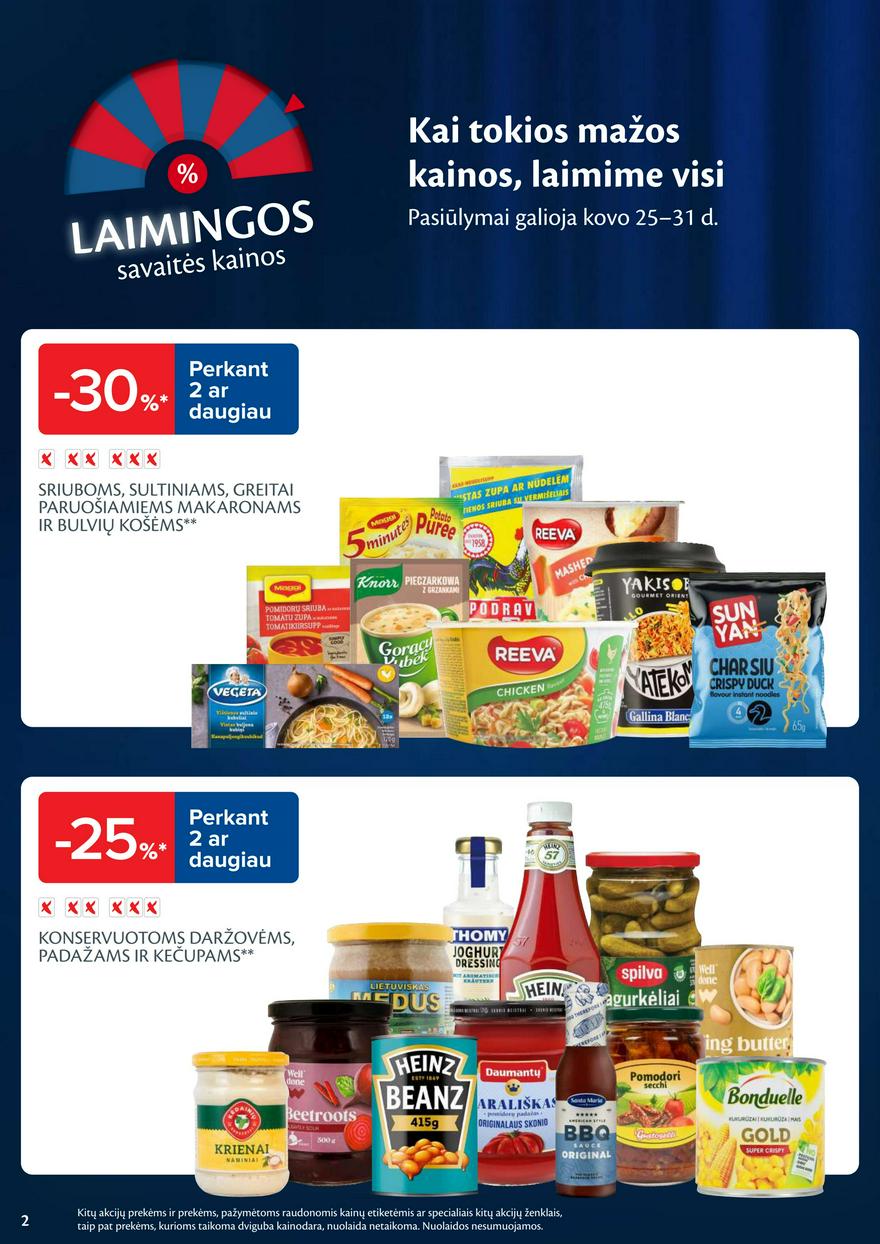 Maxima savaitinis leidinys 13 akcijos nuo
2025-03-25 iki
2025-03-31 | Leidinukas.lt puslapis 2