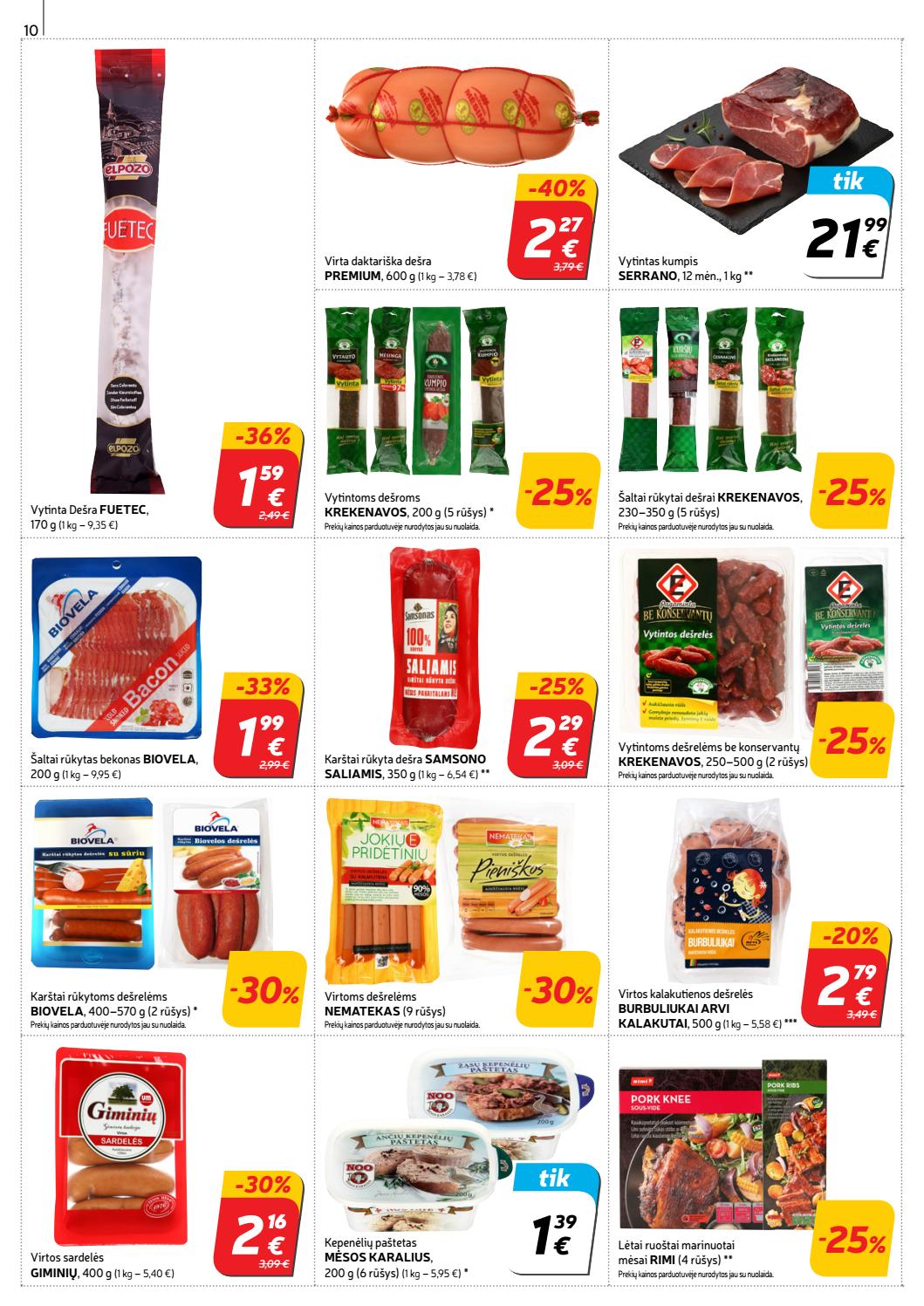Rimi savaitinis leidinys akcijos nuo 
  2019-07-30 iki 
  2019-08-05 | Leidinukas.lt puslapis 10