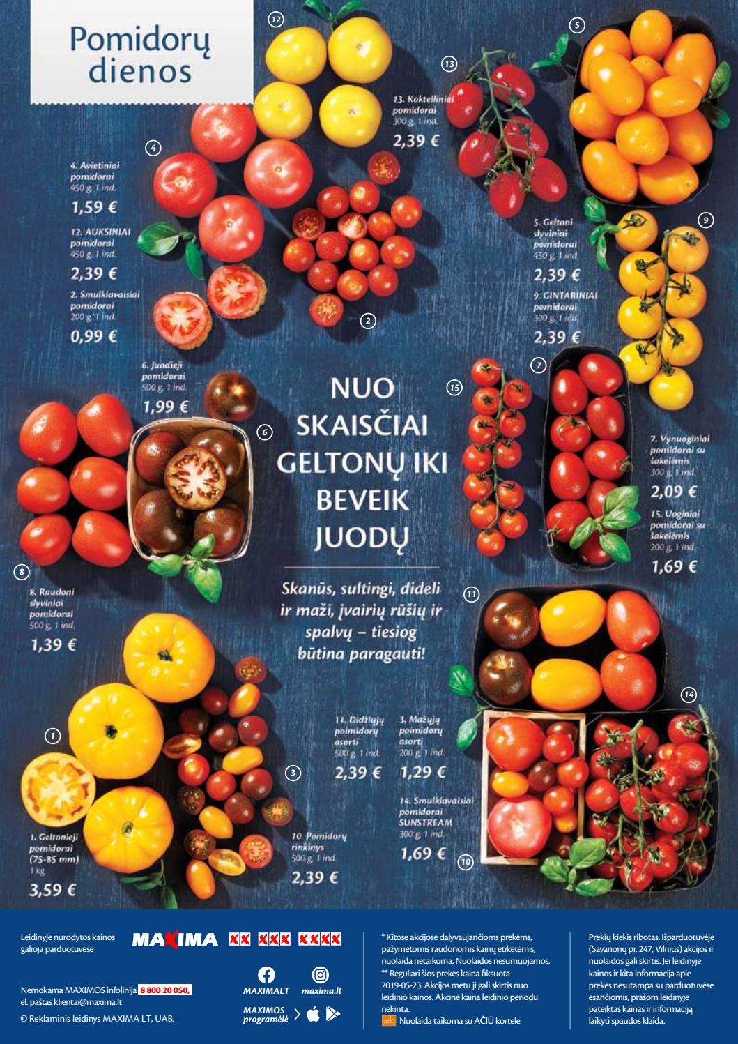 Maxima kaininis leidinys akcijos nuo 
  2019-06-06 iki 
  2019-06-19 | Leidinukas.lt puslapis 32