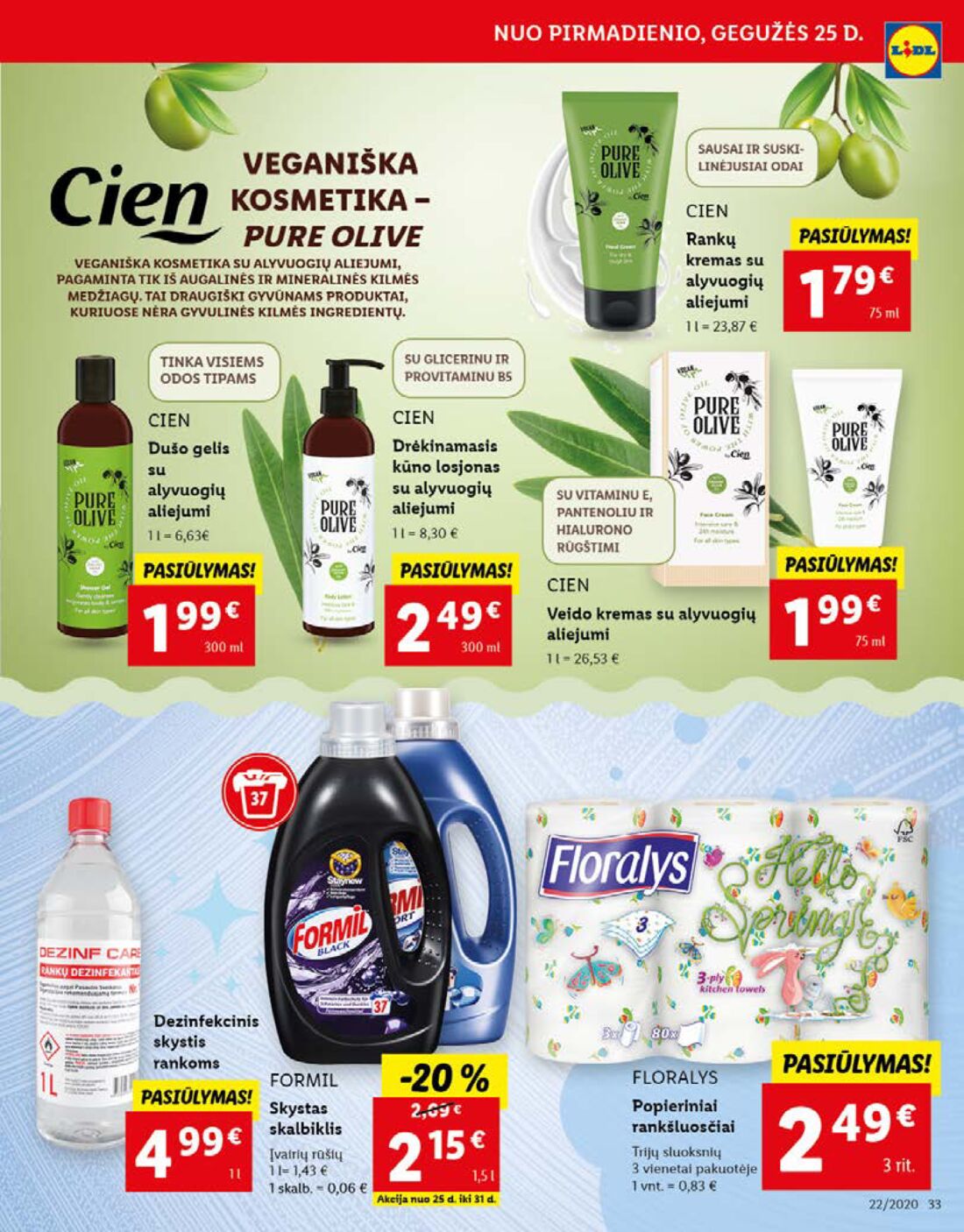 Lidl savaitinis leidinys akcijos nuo 
  2020-05-25 iki 
  2020-05-31 | Leidinukas.lt puslapis 33