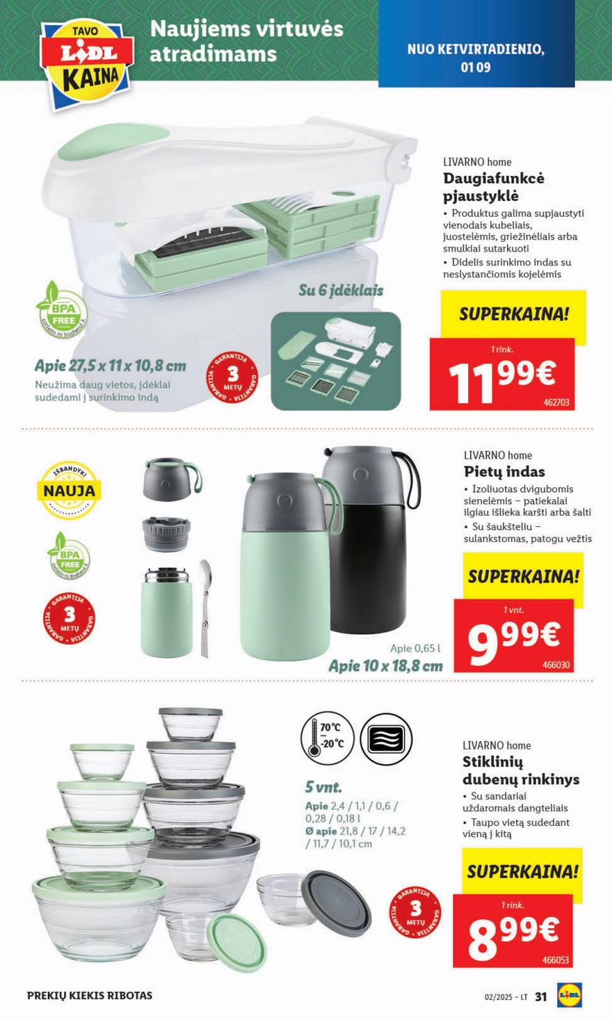 Lidl ne maisto leidinys akcijos nuo 
  2025-01-06 iki 
  2025-01-12 | Leidinukas.lt puslapis 30