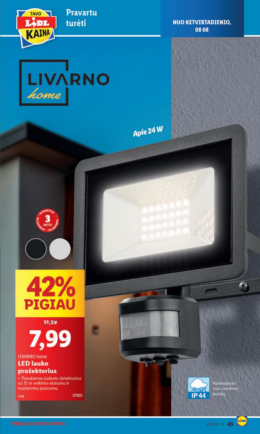 Lidl ne maisto leidinys akcijos nuo 
  2024-08-05 iki 
  2024-08-11 | Leidinukas.lt puslapis 45
