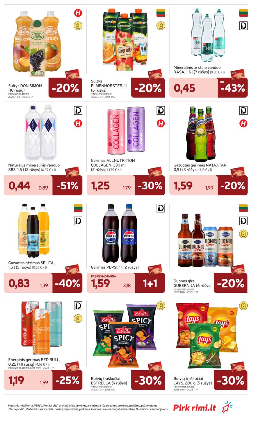 Rimi savaitinis leidinys akcijos nuo 
  2025-11-04 iki 
  2025-11-10 | Leidinukas.lt puslapis 31