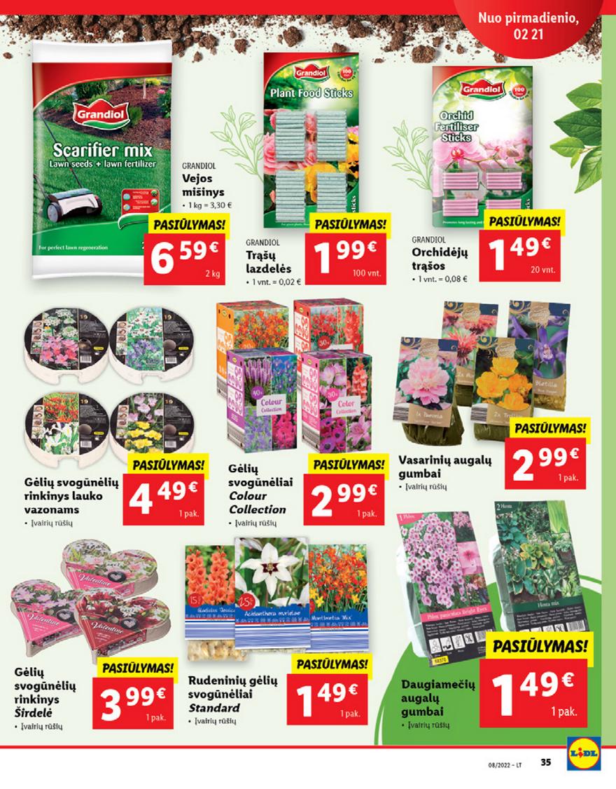 Lidl maisto prekių pasiūlymai akcijos nuo 
  2022-02-21 iki 
  2022-02-27 | Leidinukas.lt puslapis 35