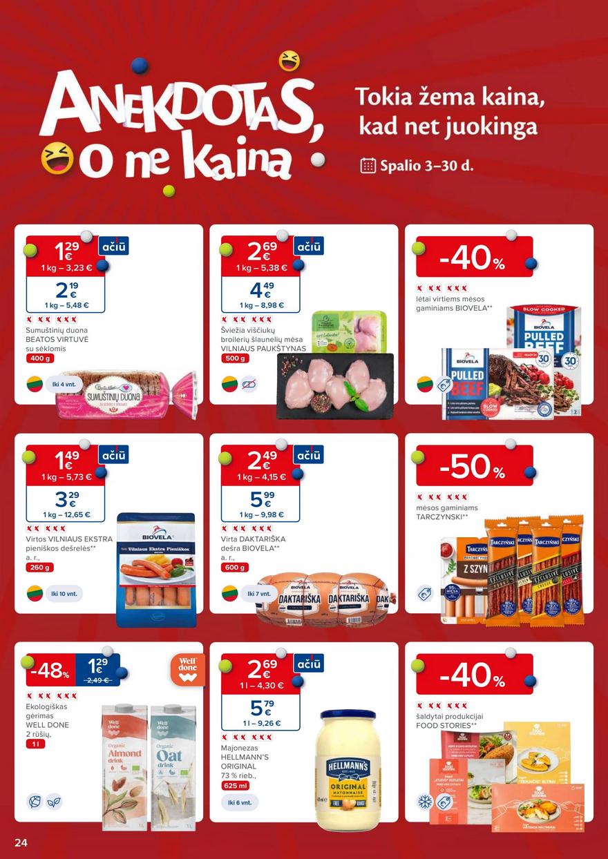 Maxima kaininis leidinys akcijos nuo 
  2023-10-03 iki 
  2023-10-09 | Leidinukas.lt puslapis 24