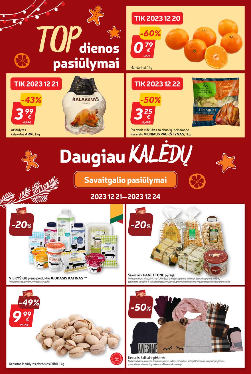 Rimi savaitinis leidinys akcijos nuo 
  2023-12-19 iki 
  2023-12-26 | Leidinukas.lt puslapis 32