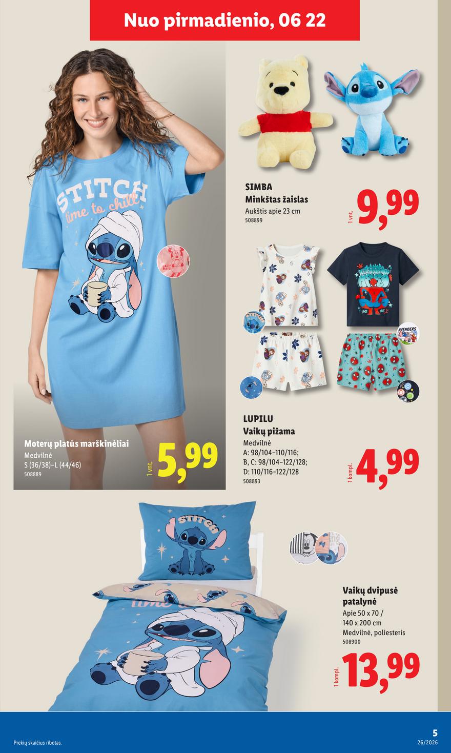 Lidl leidinys akcijos nuo 
  2026-06-22 iki 
  2026-06-28 | Leidinukas.lt puslapis 5