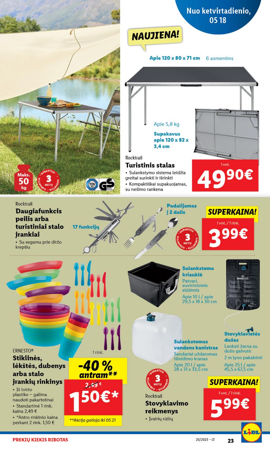 Ldil ne maisto prekių pasiūlymai akcijos nuo 
  2023-05-15 iki 
  2023-05-21 | Leidinukas.lt puslapis 23