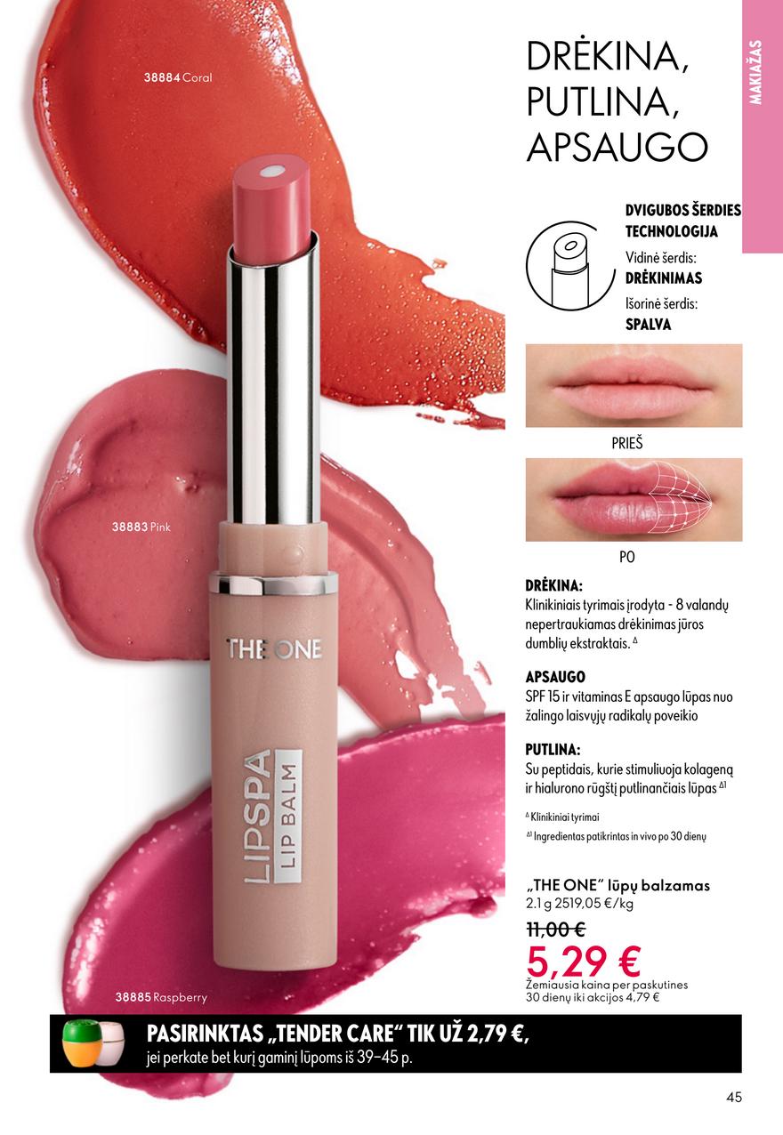 Oriflame katalogas akcijos nuo 
  2026-02-18 iki 
  2026-03-10 | Leidinukas.lt puslapis 45