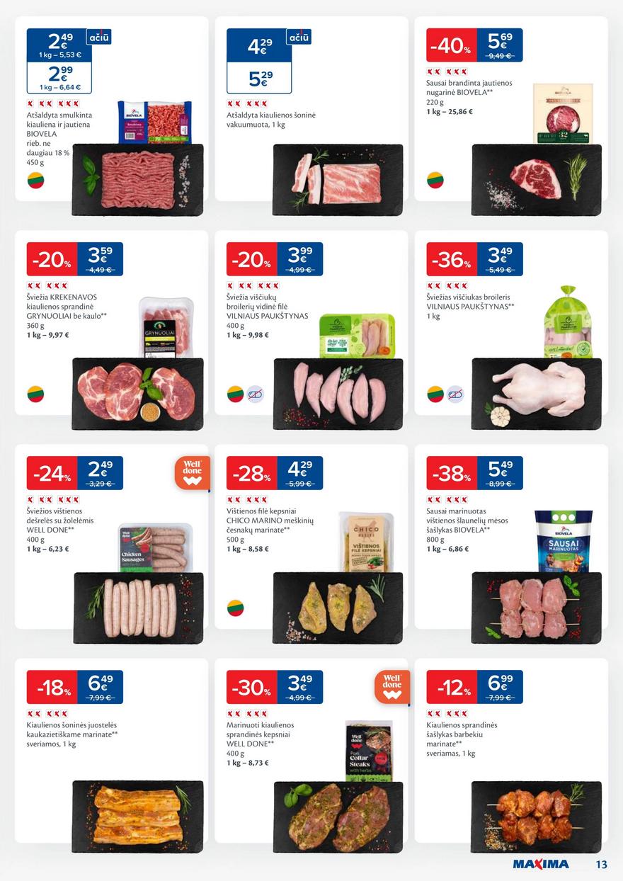 Maxima leidinys akcijos nuo 
  2024-05-14 iki 
  2024-05-20 | Leidinukas.lt puslapis 13