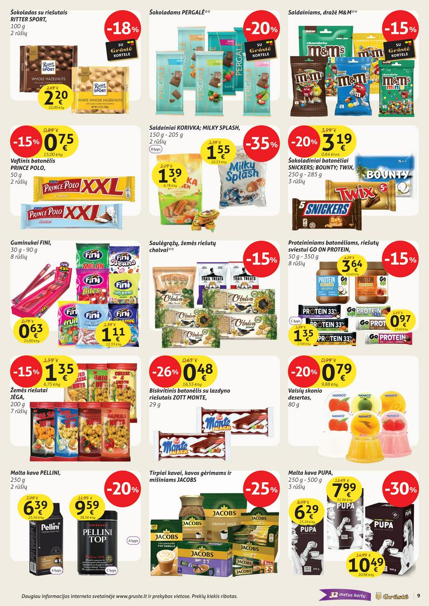 Grūstės savaitinis leidinys akcijos nuo 
  2025-03-11 iki 
  2025-03-20 | Leidinukas.lt puslapis 9