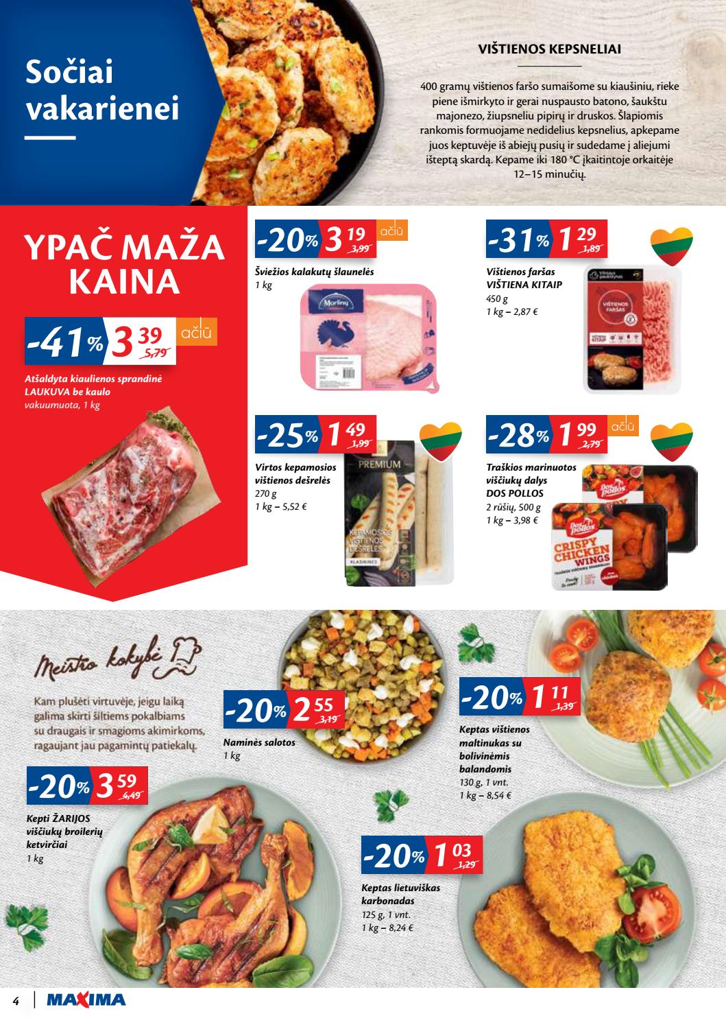 Maxima kaininis leidinys akcijos nuo 
  2020-03-03 iki 
  2020-03-09 | Leidinukas.lt puslapis 4