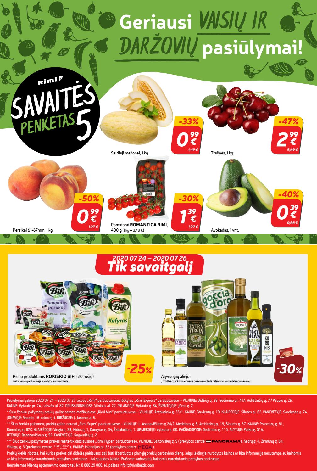 Rimi savaitinis leidinys akcijos nuo 
  2020-07-21 iki 
  2020-07-27 | Leidinukas.lt puslapis 24