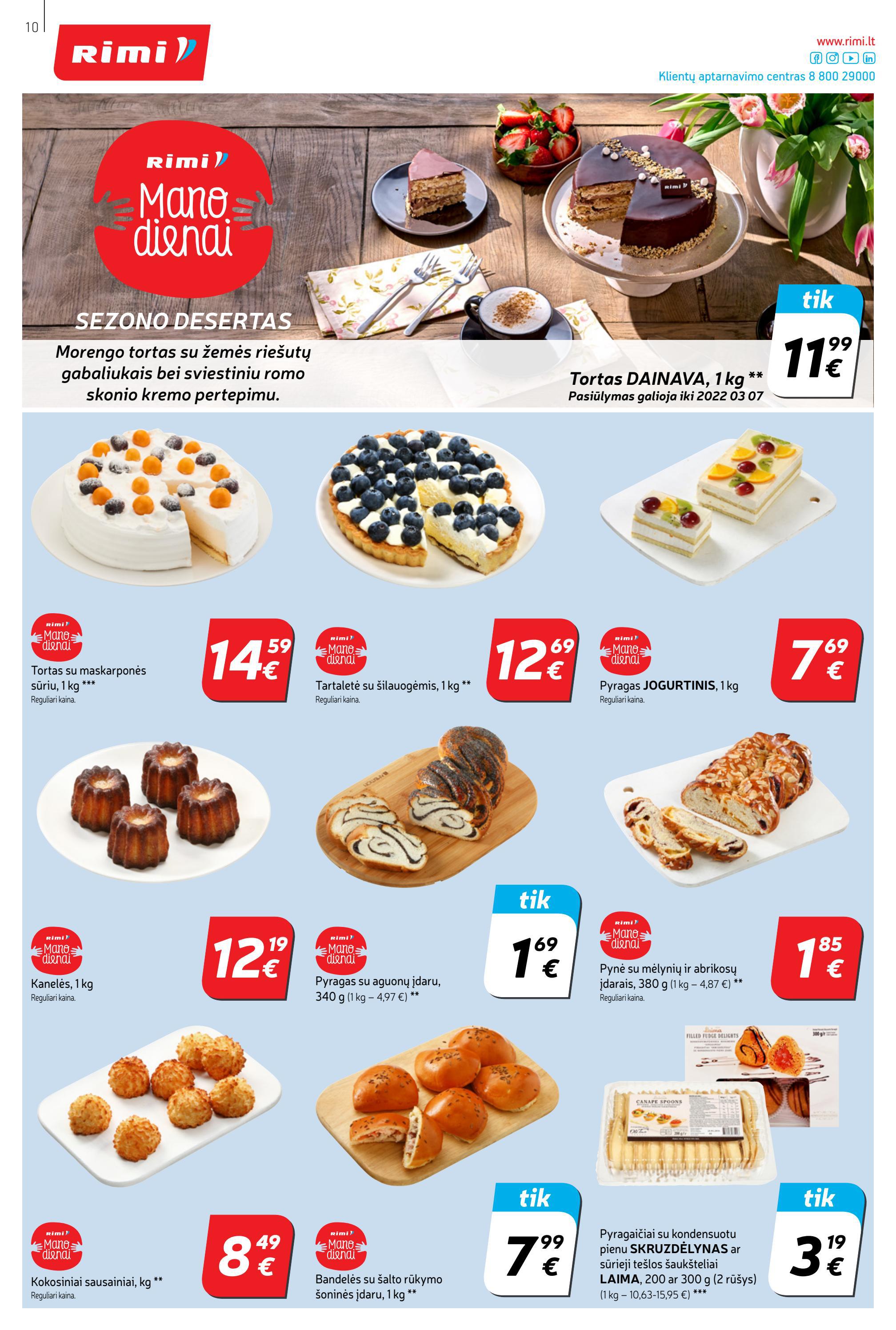 Rimi savaitinis leidinys akcijos nuo 
  2022-02-15 iki 
  2022-02-21 | Leidinukas.lt puslapis 10