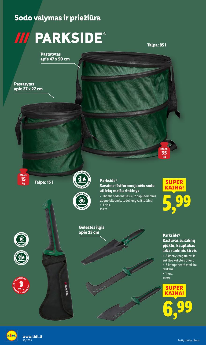 Lidl leidinys akcijos nuo 
  2025-09-15 iki 
  2025-09-21 | Leidinukas.lt puslapis 24
