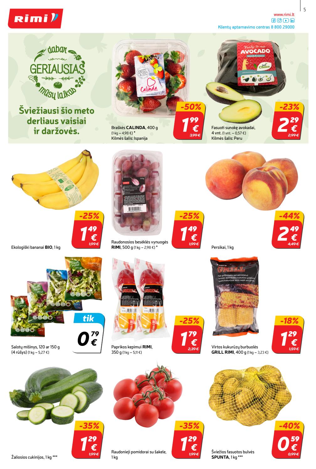 Rimi savaitinis leidinys akcijos nuo 
  2020-05-12 iki 
  2020-05-18 | Leidinukas.lt puslapis 5