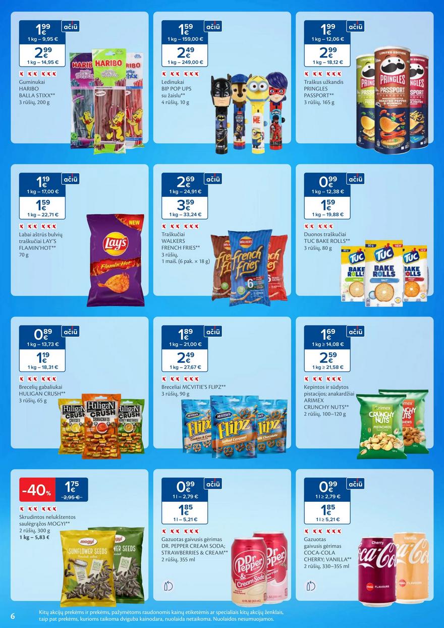 Maxima savaitinis leidinys 38 akcijos nuo
2024-09-17 iki
2024-09-23 | Leidinukas.lt puslapis 6