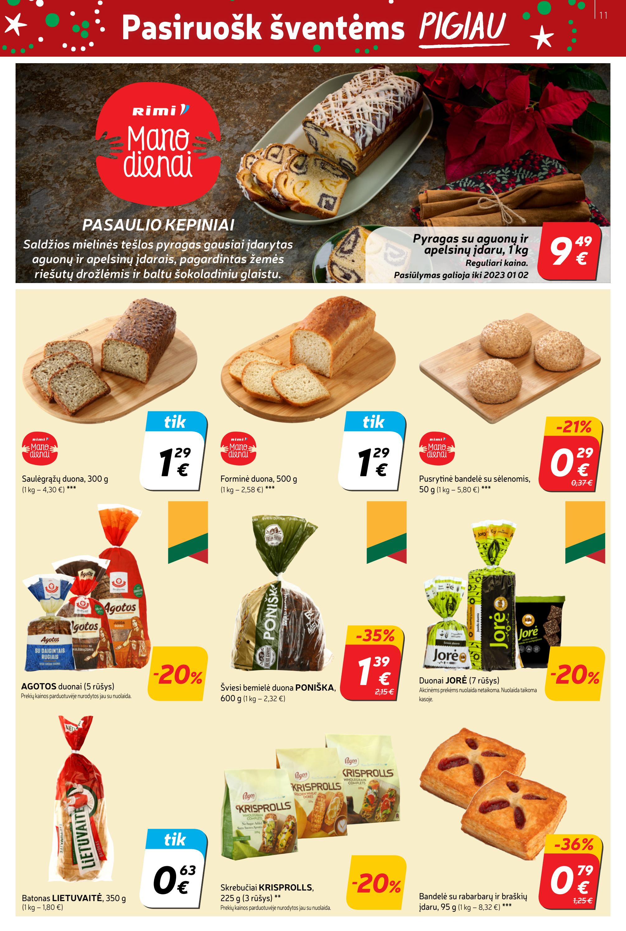 Rimi savaitinis leidinys akcijos nuo 
  2022-11-29 iki 
  2022-12-05 | Leidinukas.lt puslapis 11