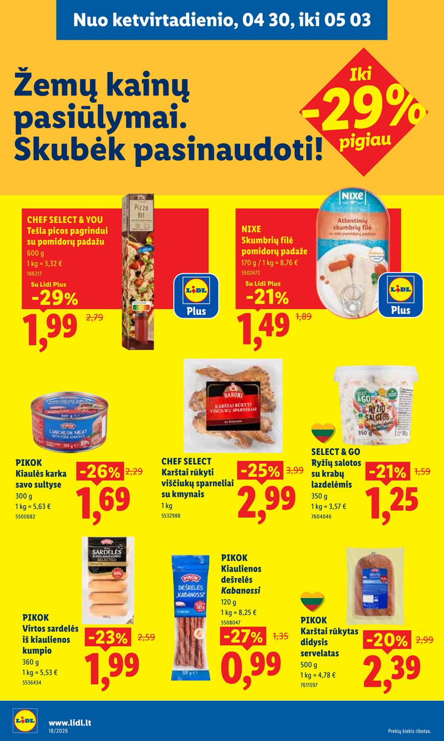 Lidl leidinys naujas akcijos nuo 
  2026-04-27 iki 
  2026-05-03 | Leidinukas.lt puslapis 28