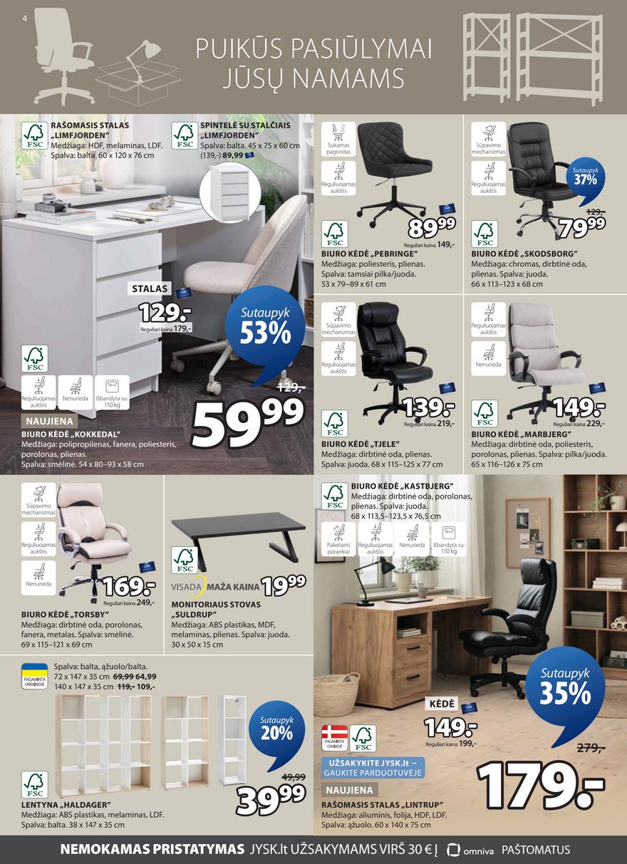 Jysk leidinys akcijos nuo 
  2025-09-23 iki 
  2025-09-29 | Leidinukas.lt puslapis 4