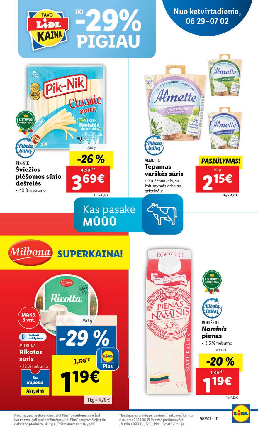 Lidl maisto prekių pasiūlymai akcijos nuo 
  2023-06-26 iki 
  2023-07-02 | Leidinukas.lt puslapis 68