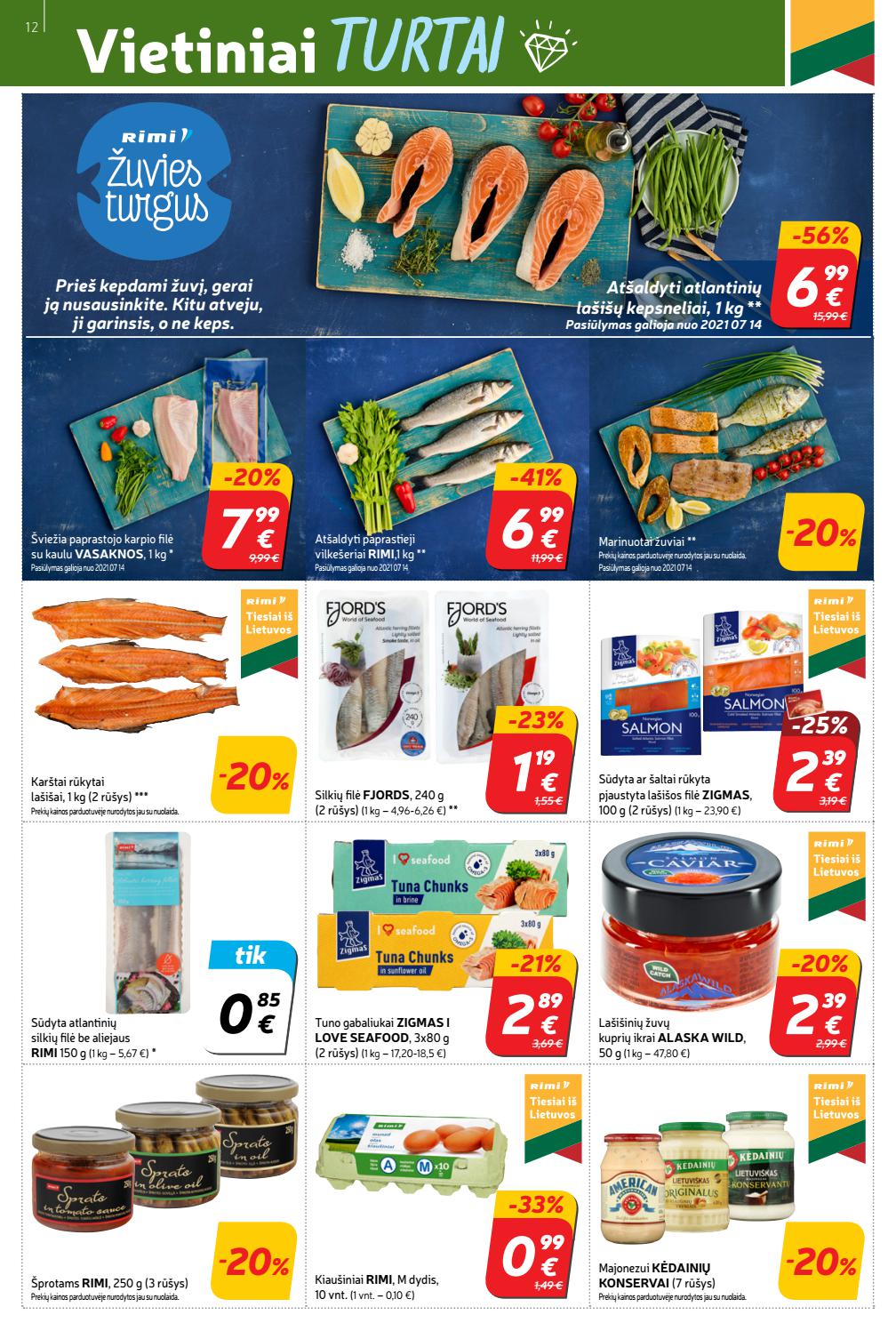 Rimi savaitinis leidinys akcijos nuo 
  2021-07-13 iki 
  2021-07-19 | Leidinukas.lt puslapis 12