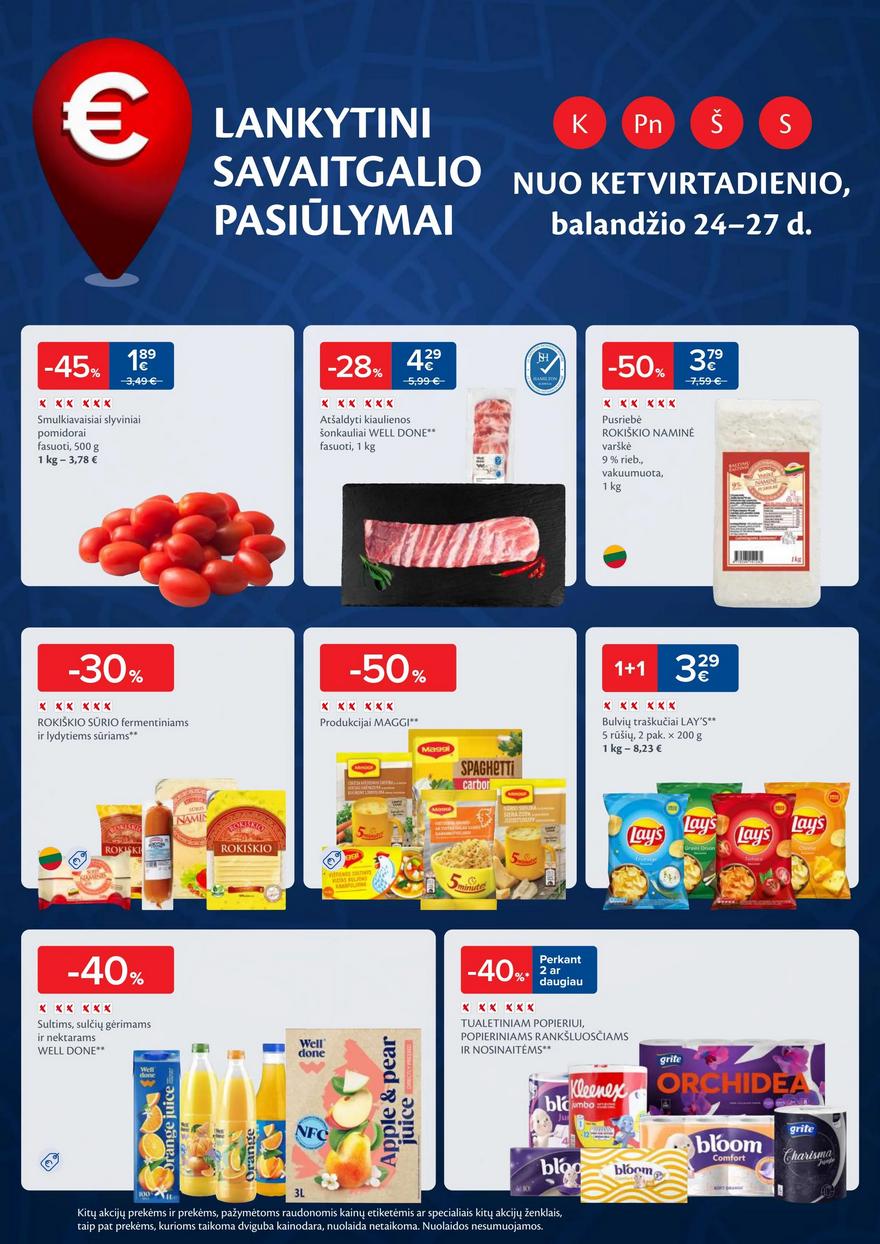 Maxima savaitinis leidinys 17 akcijos nuo 
  2025-04-22 iki 
  2025-04-28 | Leidinukas.lt puslapis 48