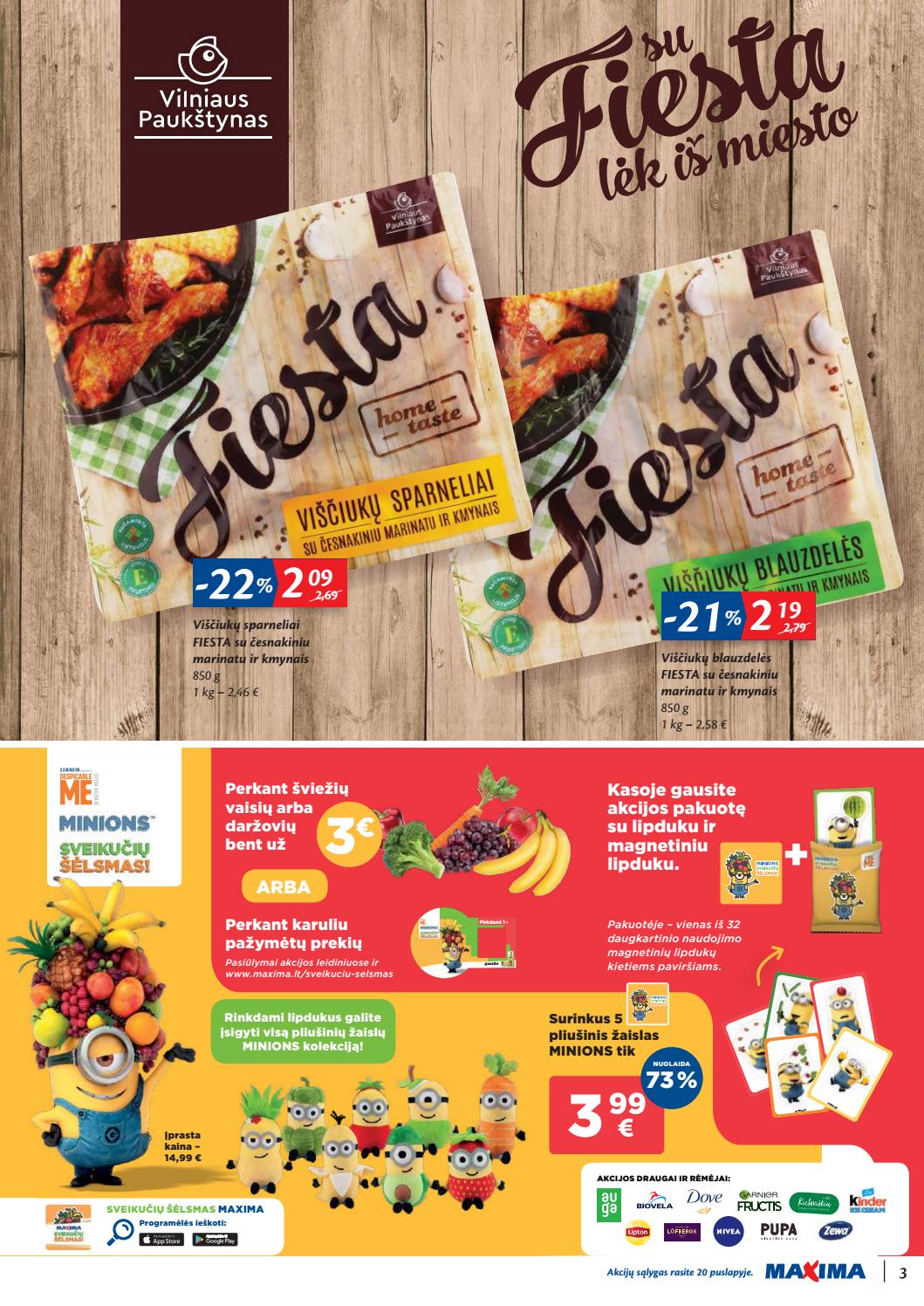 Maxima kaininis leidinys akcijos nuo 
  2019-10-08 iki 
  2019-10-14 | Leidinukas.lt puslapis 3