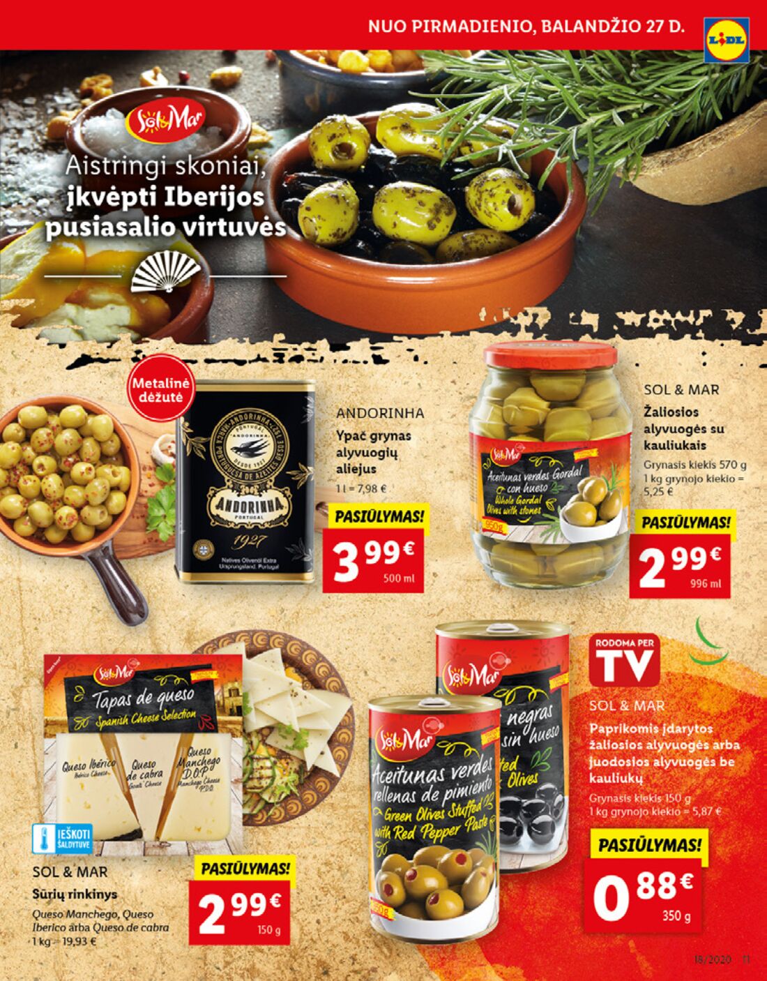 Lidl savaitinis leidinys akcijos nuo 
  2020-04-27 iki 
  2020-05-03 | Leidinukas.lt puslapis 11