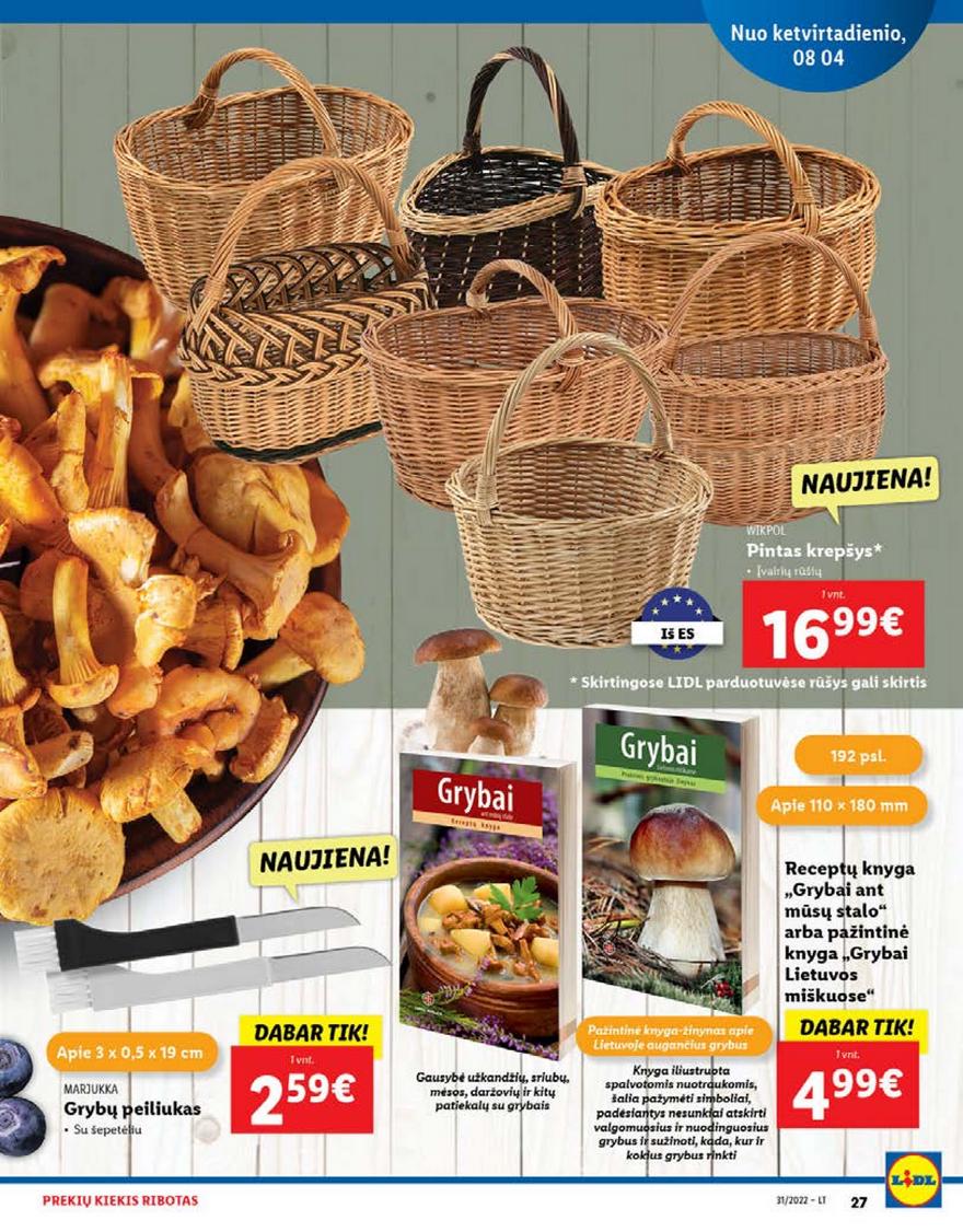 Ldil ne maisto prekių pasiūlymai akcijos nuo 
  2022-08-01 iki 
  2022-08-07 | Leidinukas.lt puslapis 27