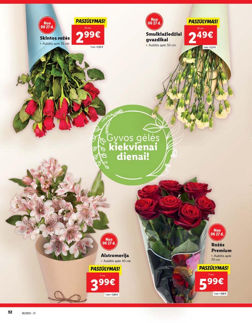Lidl pasiūlymai akcijos nuo 
  2022-06-27 iki 
  2022-07-03 | Leidinukas.lt puslapis 32