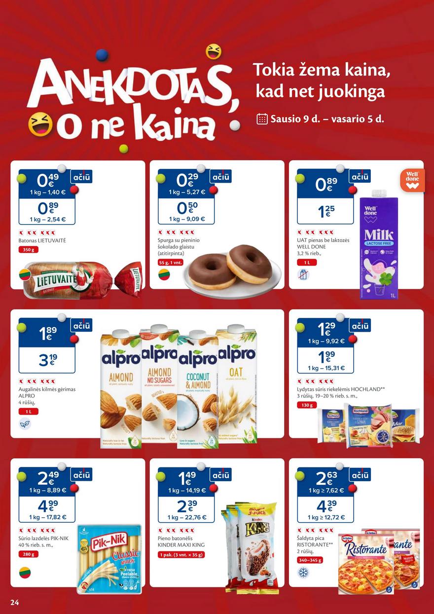 Maxima kaininis leidinys akcijos nuo 
  2024-01-30 iki 
  2024-02-05 | Leidinukas.lt puslapis 24
