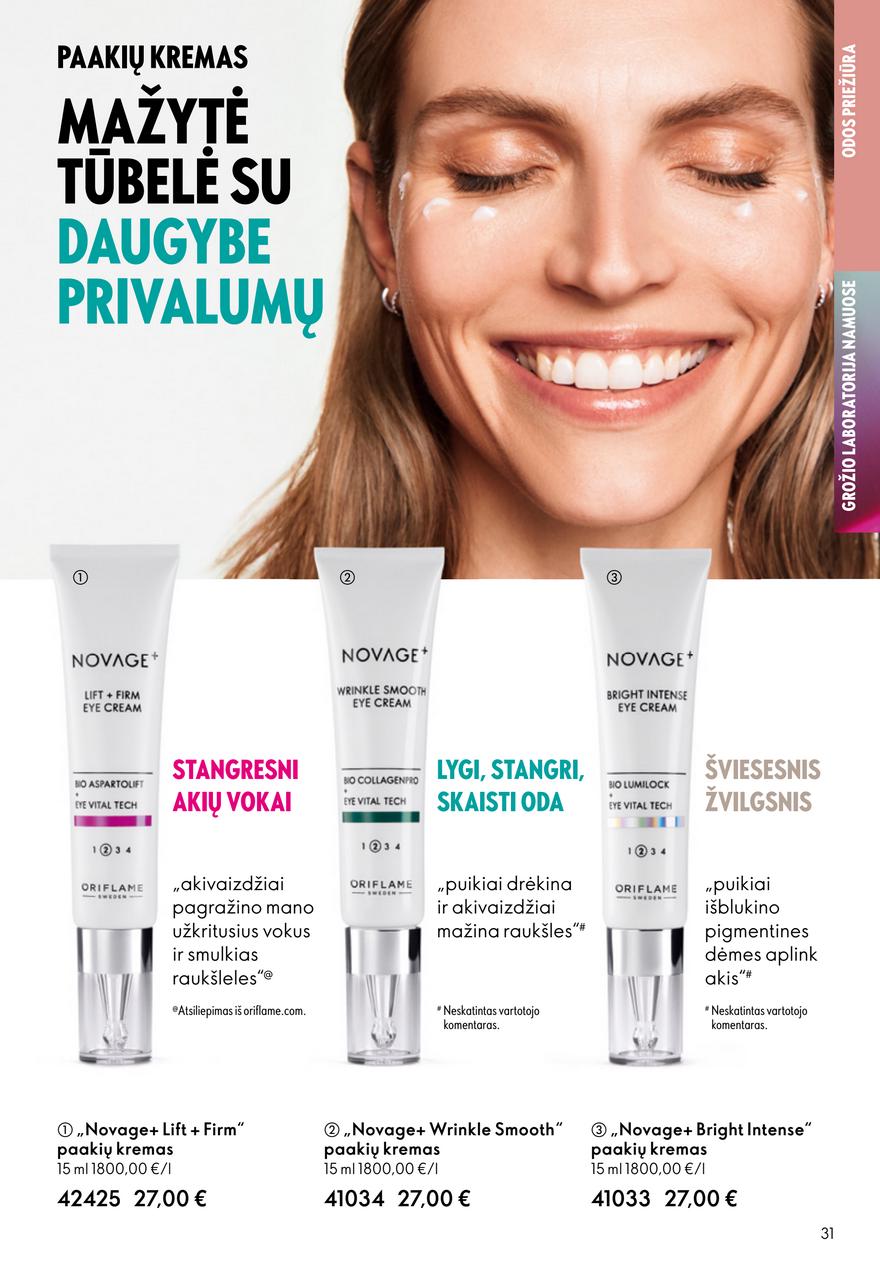 Oriflame katalogas akcijos nuo 
  2025-09-14 iki 
  2025-10-07 | Leidinukas.lt puslapis 31