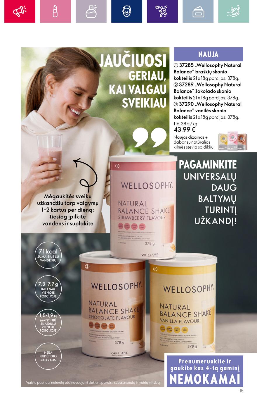 Oriflame katalogas akcijos nuo 
  2023-08-23 iki 
  2023-09-12 | Leidinukas.lt puslapis 15