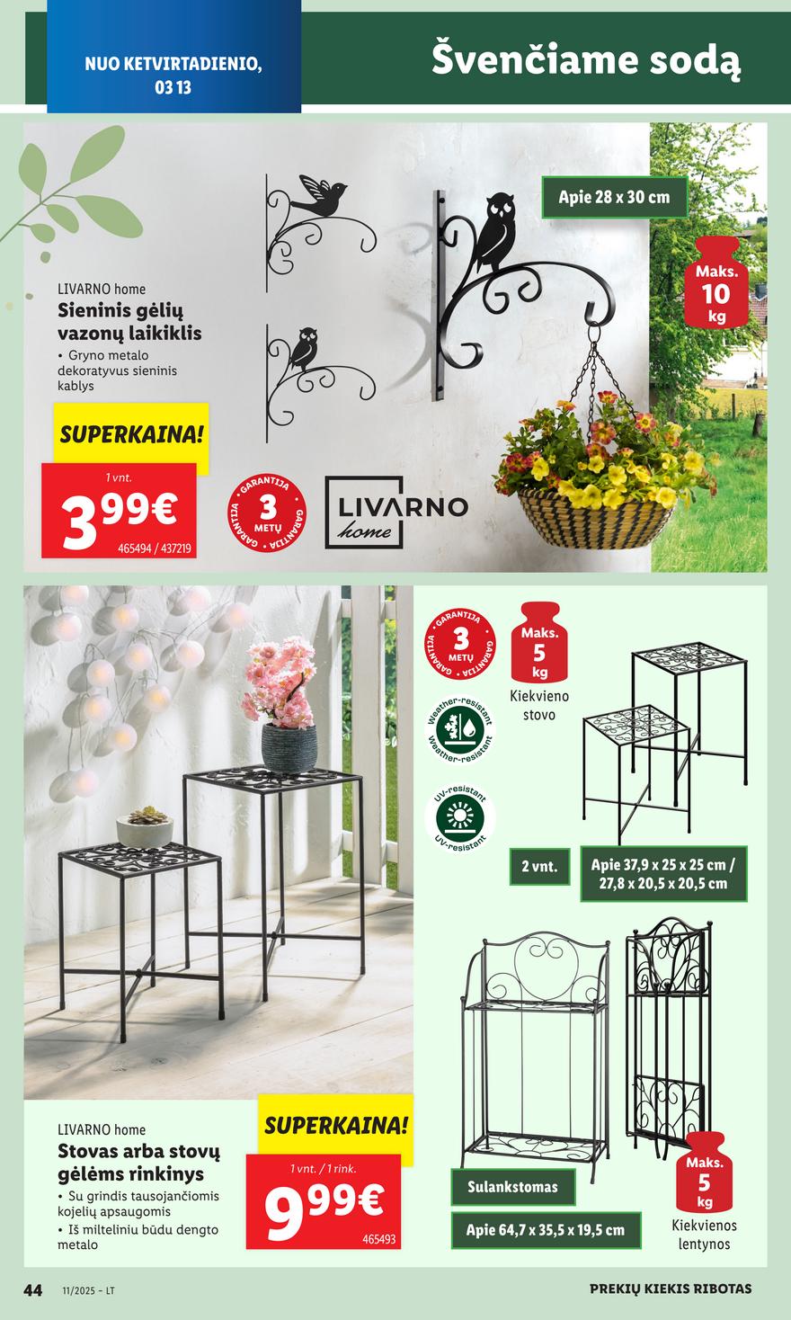 Lidl ne maisto leidinys akcijos nuo 
  2025-03-10 iki 
  2025-03-16 | Leidinukas.lt puslapis 46