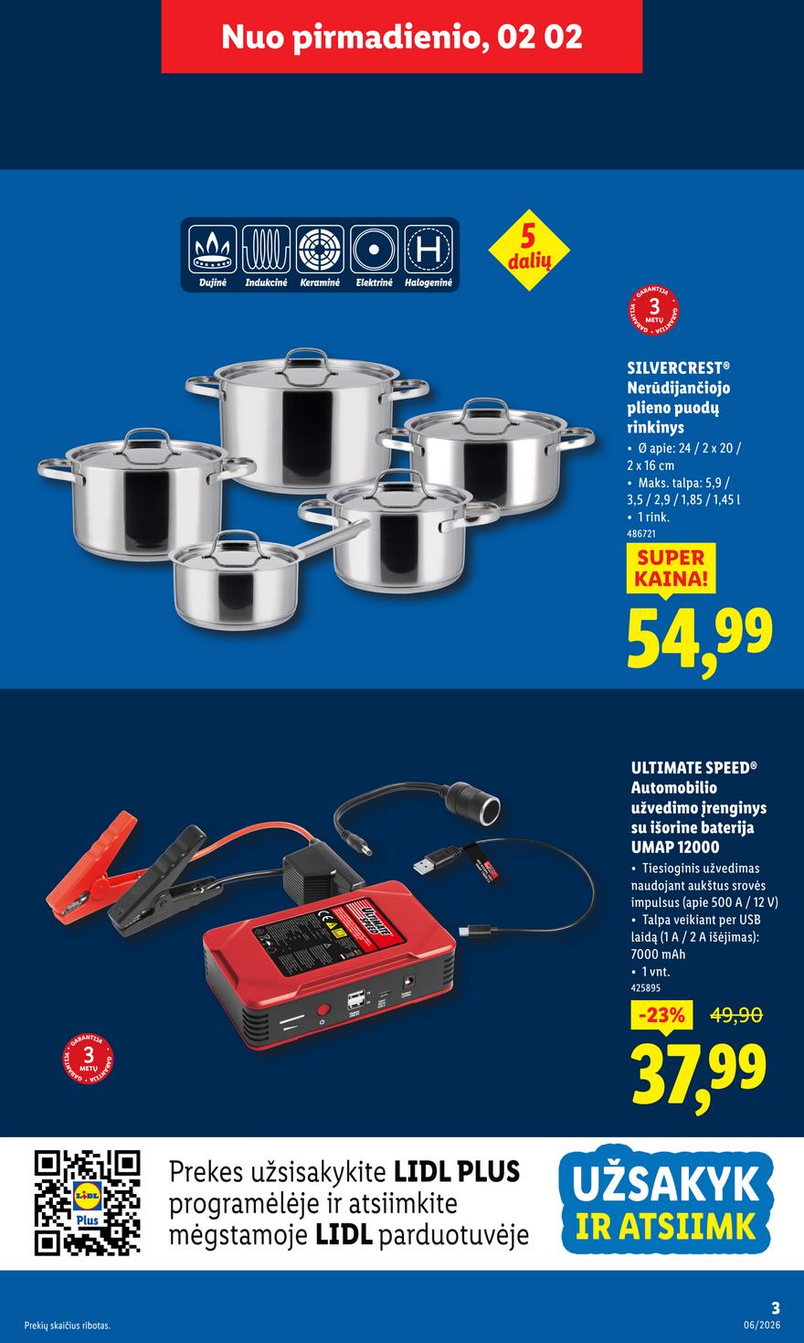 Lidl leidinys akcijos nuo 
  2026-02-02 iki 
  2026-02-08 | Leidinukas.lt puslapis 3