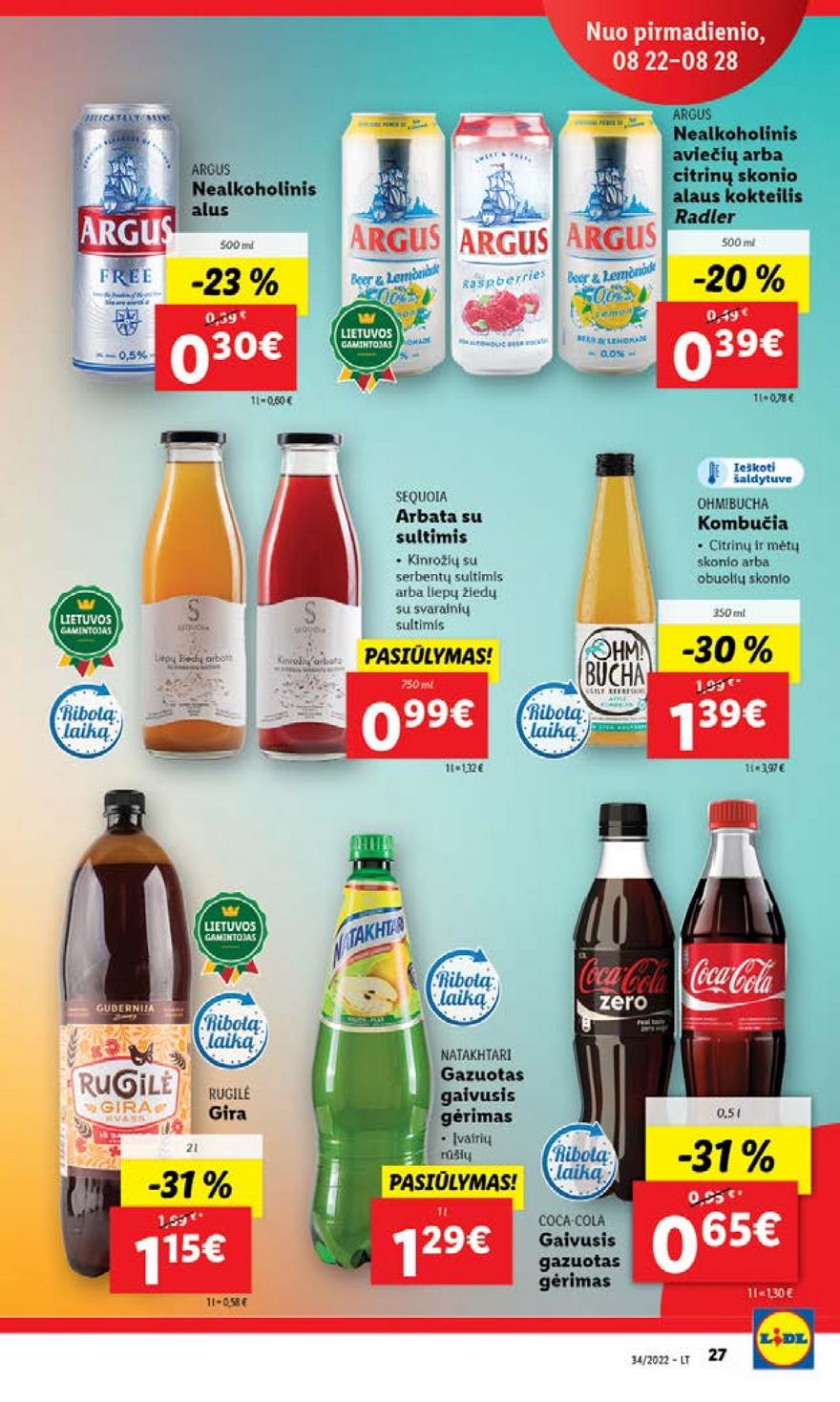 Lidl pasiūlymai akcijos nuo 
  2022-08-22 iki 
  2022-08-28 | Leidinukas.lt puslapis 27