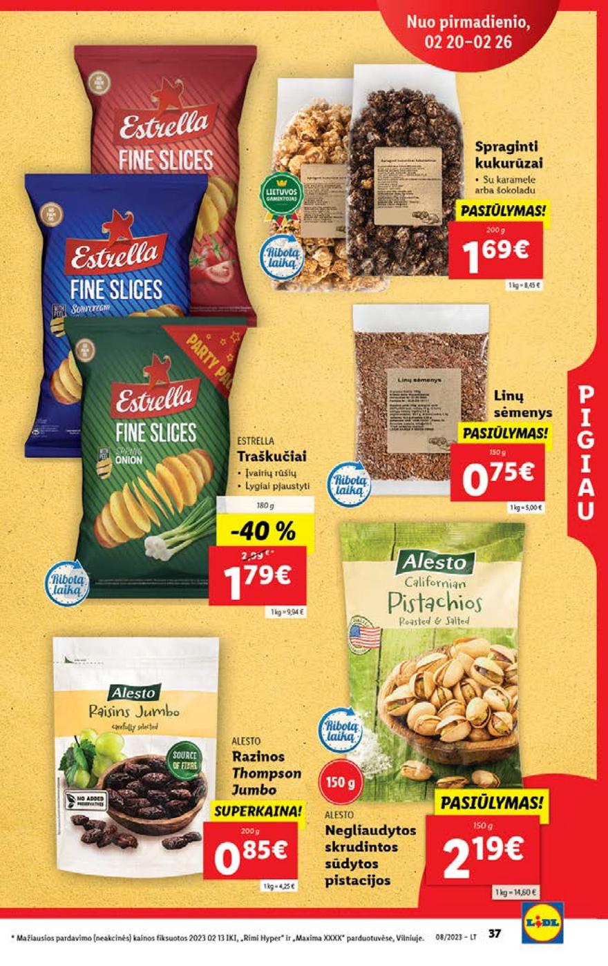 Lidl pasiūlymai akcijos nuo 
  2023-02-20 iki 
  2023-02-26 | Leidinukas.lt puslapis 37