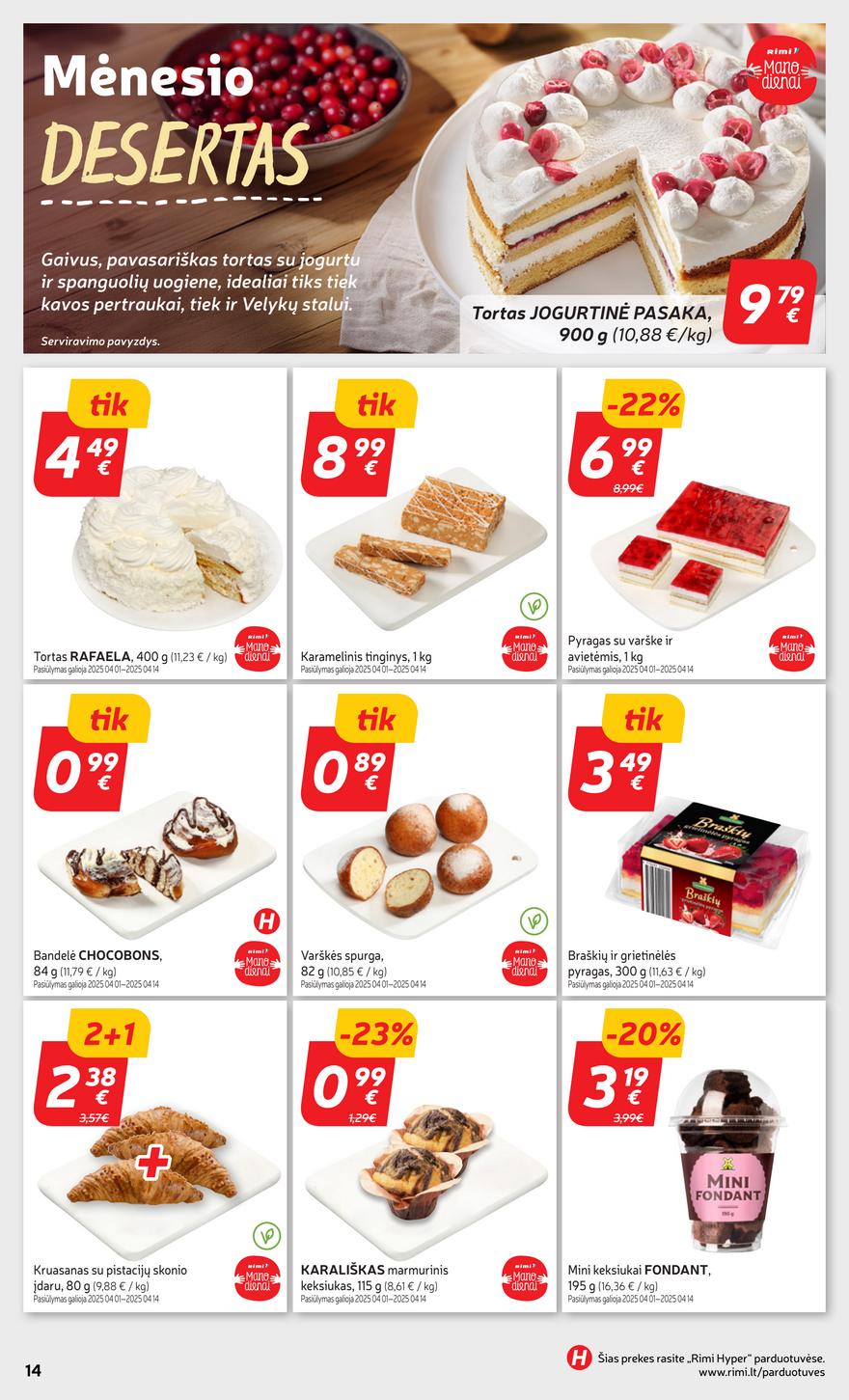 Rimi savaitinis leidinys 15 akcijos nuo 
  2025-04-08 iki 
  2025-04-14 | Leidinukas.lt puslapis 16